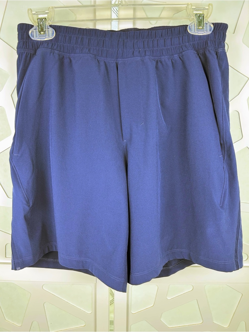 Lululemon Pace Breaker Blue 7" Lined Shorts
